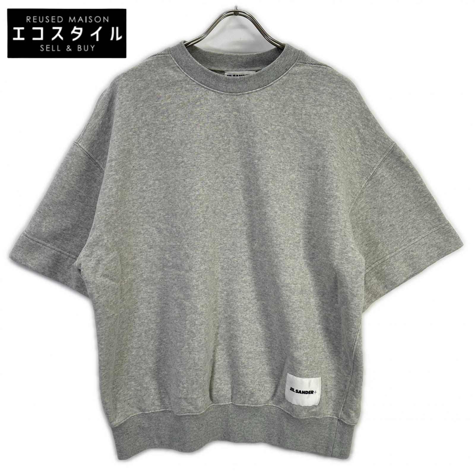 JIL SANDER+ ジルサンダープラス J47GC0110 J20010 23年 薄墨色 半袖汗水 トップス   S 薄墨色 メンズ 【中古】