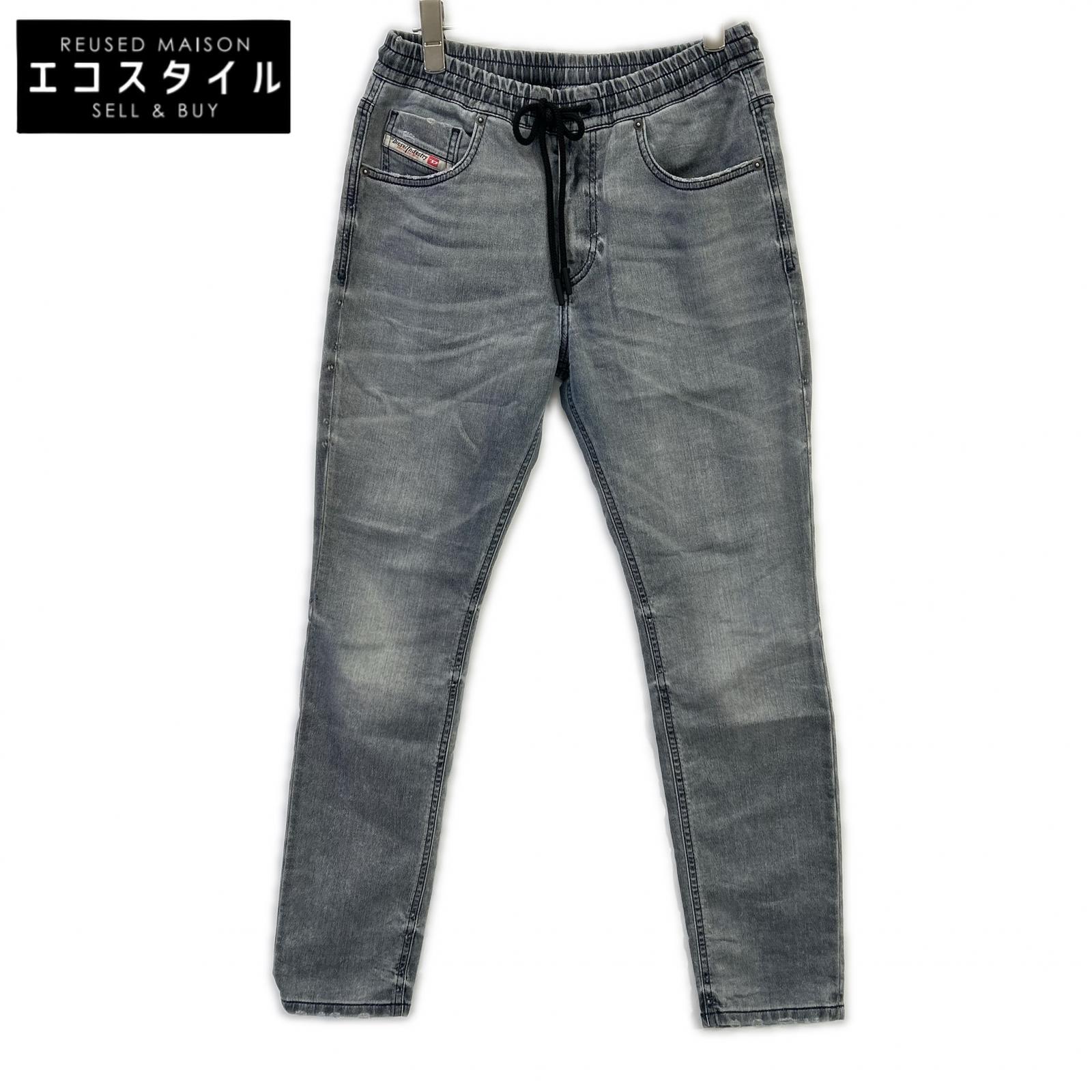 DIESEL ディーゼル 濃灰色 D-KRAILEY ドローコード ズボン下 ボトムス   濃灰色 レディース 【中古】