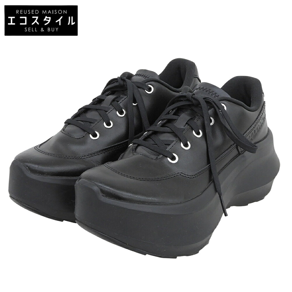 SALOMON サロモン 美品 SR811 Platform プラットホームスニーカー シューズ レディース 黒いこと 23糎 491861 25AW シューズ   37 1/3(EU) 黒いこと レディース 【中古】