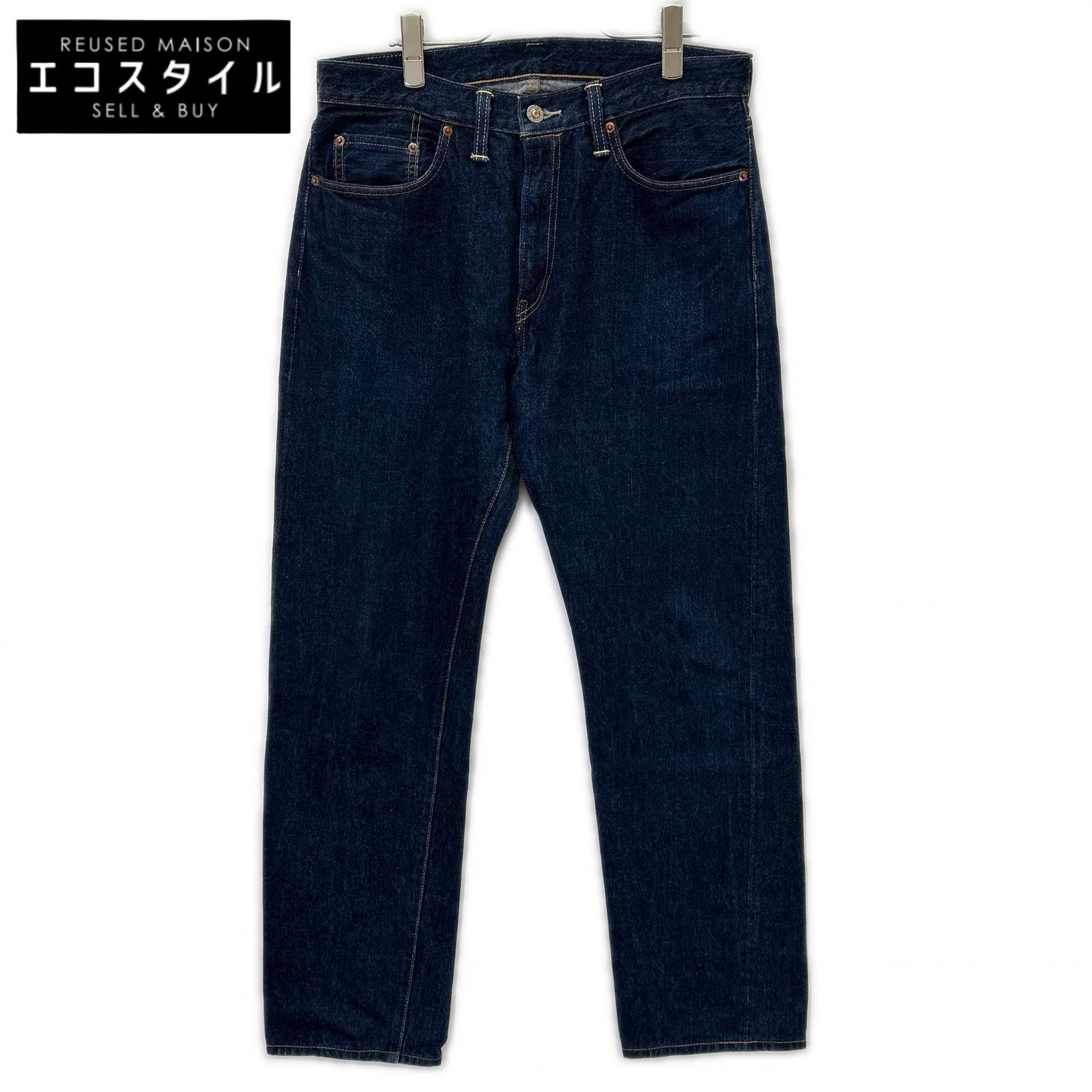 LEVI'S リーバイス LVC ブルー ストレートデニムパンツ PC9-50154-0091 ボトムス 32 ブルー メンズ 【中古】|ブランドリユース エコスタイル