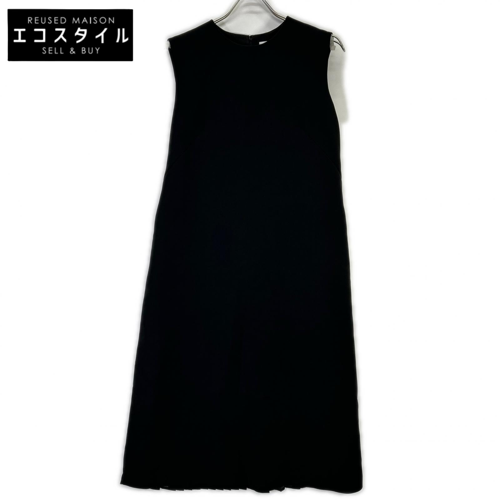 ADORE アドーア 531-0240600 ブラック エアージョーゼットワンピース ワンピース 38 ブラック レディース 【中古】｜ブランドリユース エコスタイル 15,542円