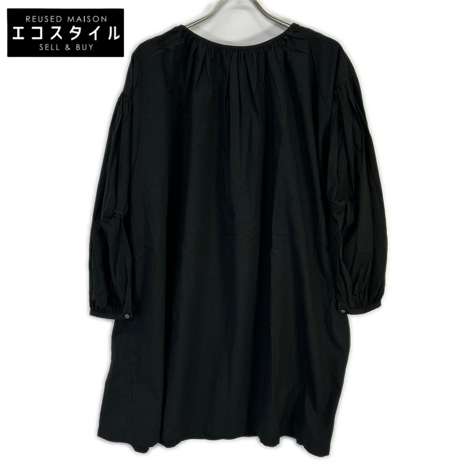 ARTS&SCIENCE アーツ&サイエンス ブラック 033-L679-080 コットン ワンピース ワンピース 1 ブラック レディース 【中古】|ブランドリユース エコスタイル