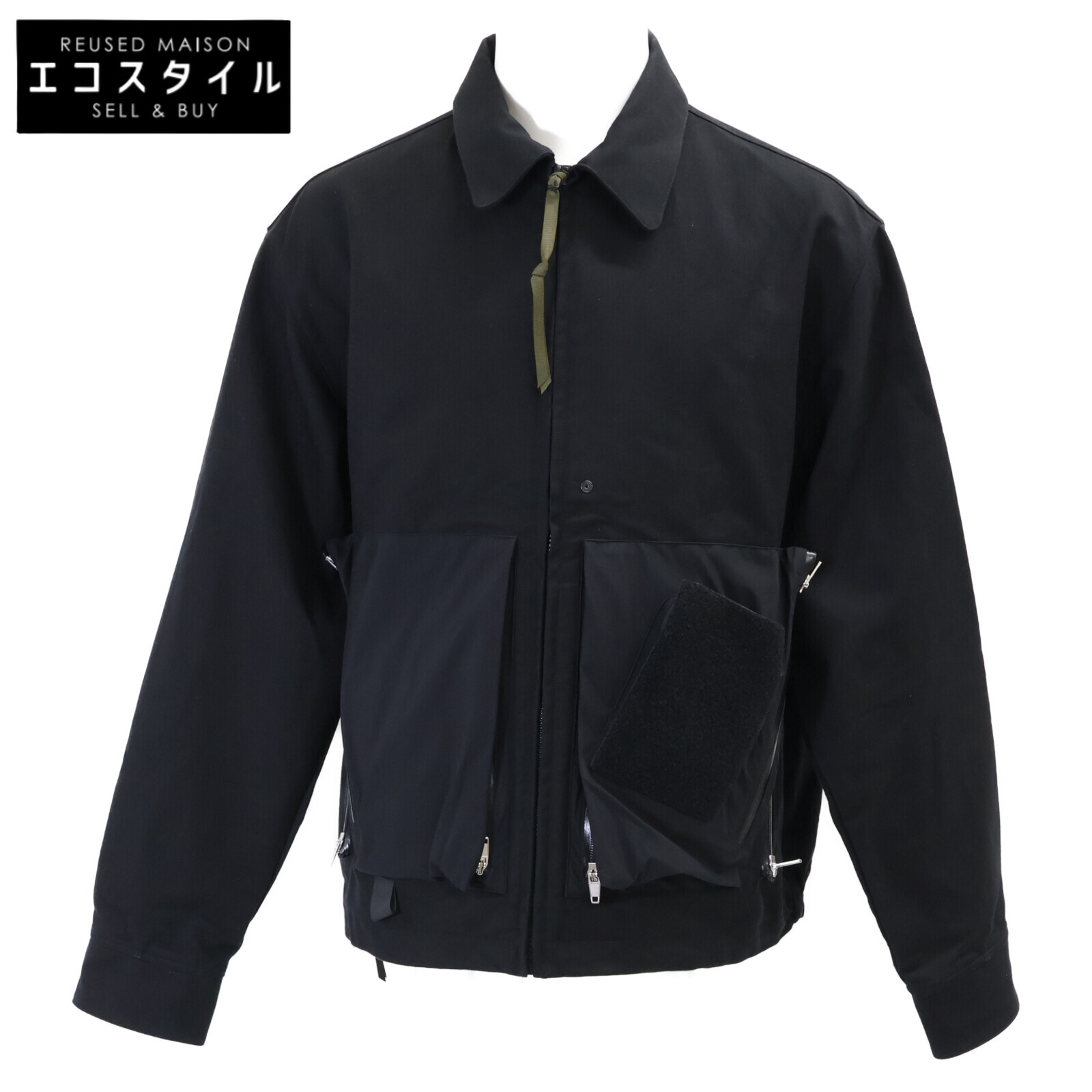 ACRONYM アクロニウム 【25SS】J121A-KI COTTON JACKET コットンジャケット S ブラック メンズ 【中古】|ブランドリユース エコスタイル