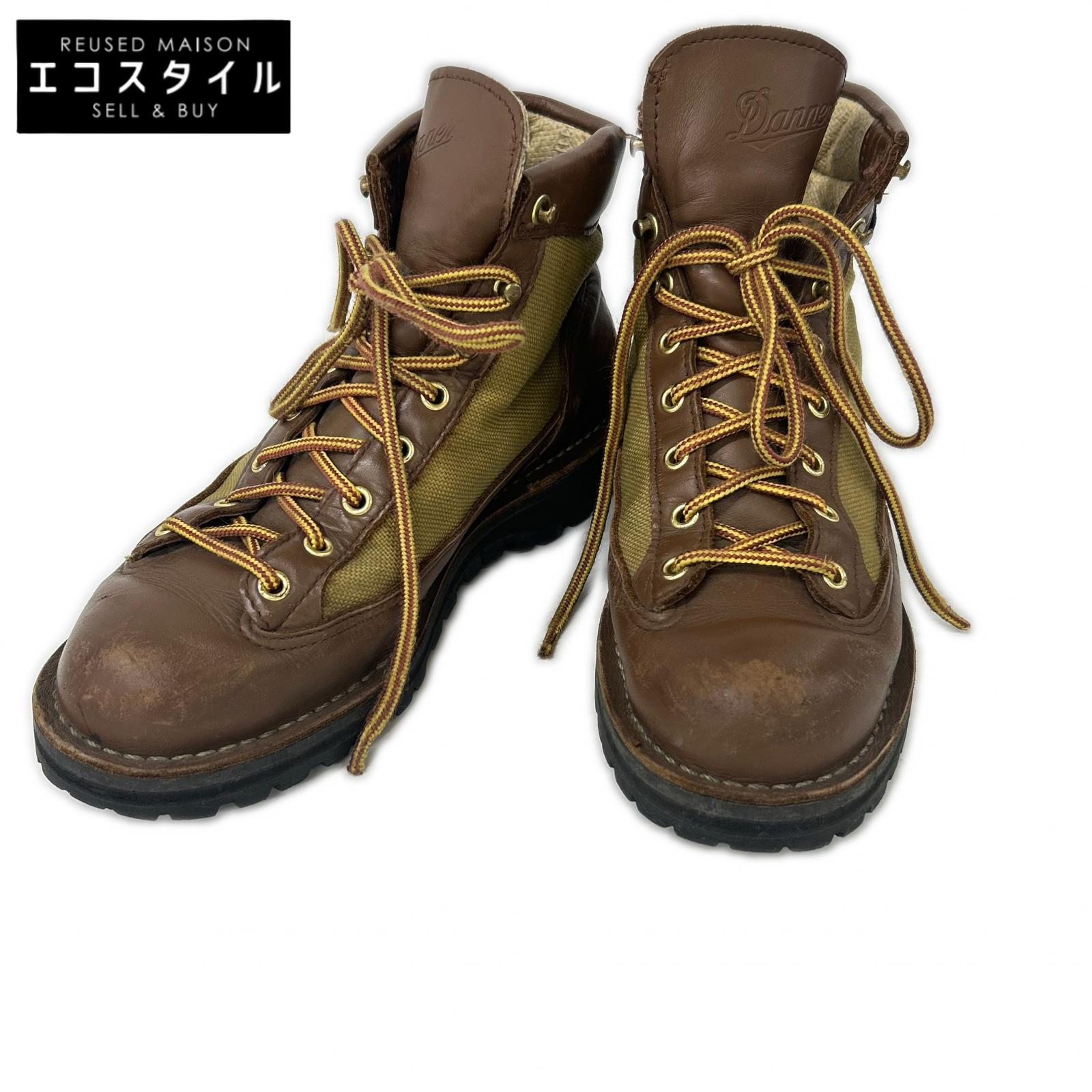 Danner ダナー 30440 DANNER LIGHT ダナーライト マウンテンブーツ シューズ US7.5 ブラウン メンズ 【中古】｜ブランドリユース エコスタイル