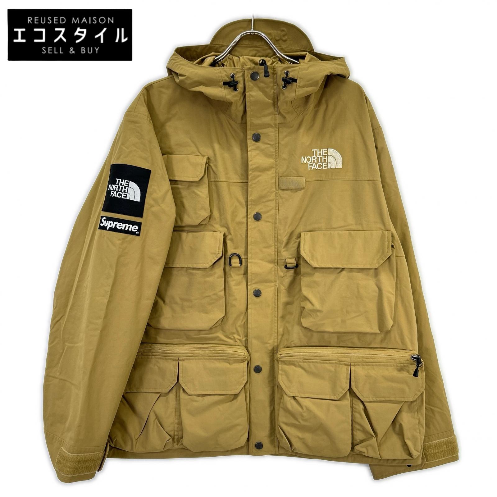 THE NORTH FACE ノースフェイス &times;シュプリーム NP020011 Cargo Jacket ジャケット L ベージュ系 メンズ 【中古】｜ブランドリユース エコスタイル
