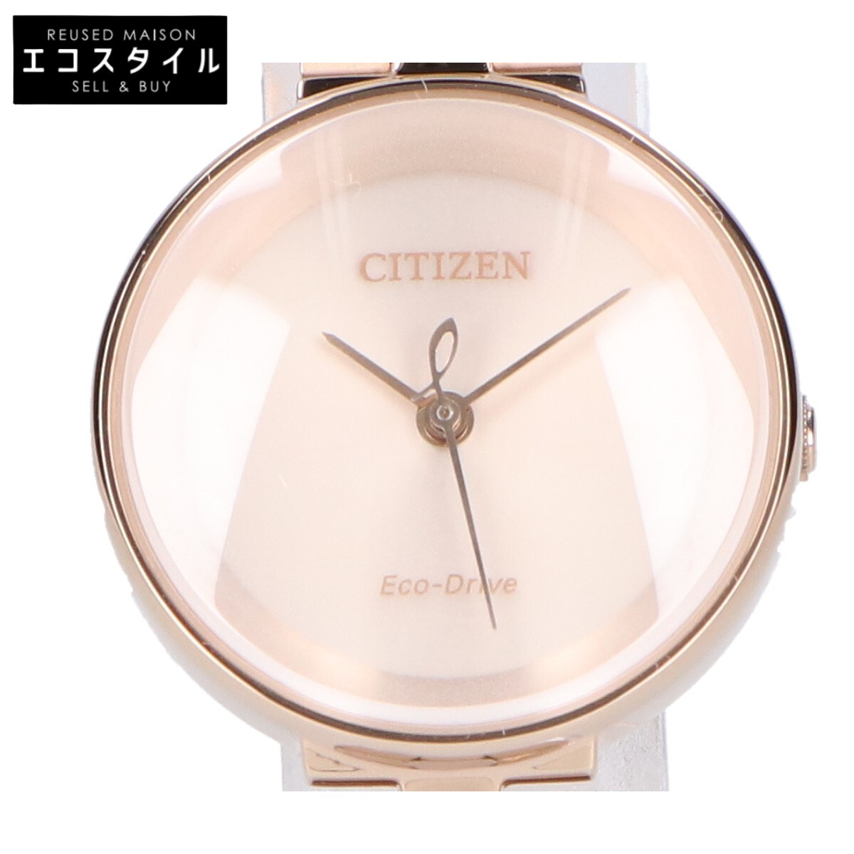 CITIZEN シチズン 【美品】EW5506-51W B035 L Ambiluna エル アンビリュナ エコ・ドライブ 腕時計 ゴールド レディース 【中古】｜ブランドリユース エコスタイル 14,553円