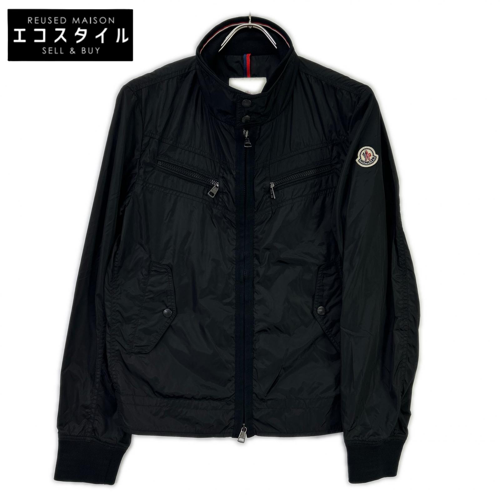 MONCLER モンクレール 12年製 ブラック LEROY ナイロンジャケット ジャケット 1 ブラック メンズ 【中古】｜ブランドリユース エコスタイル