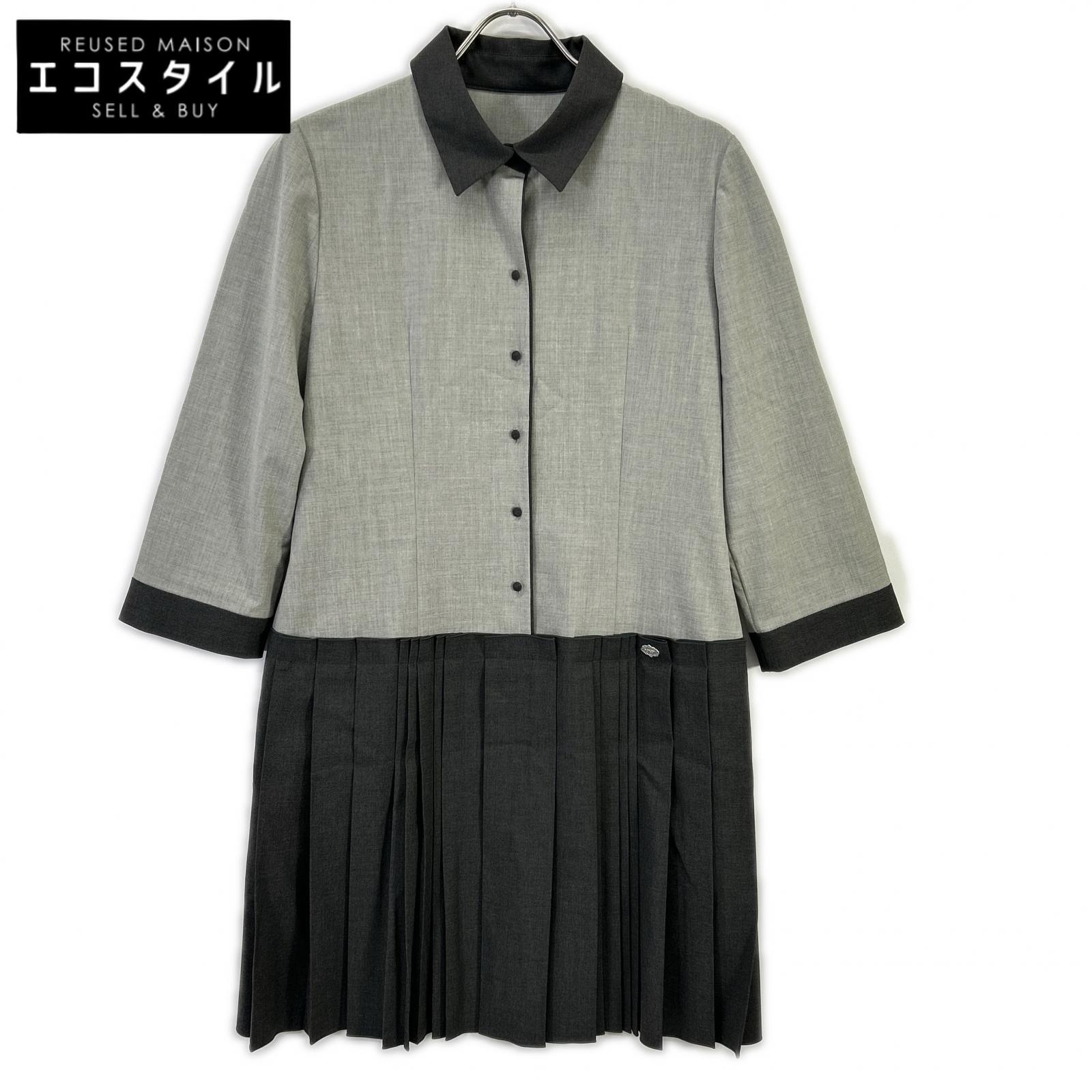FOXEY NEW YORK フォクシーニューヨーク 30773 レディグレースワンピース ワンピース 42 グレー レディース 【中古】｜ブランドリユース エコスタイル