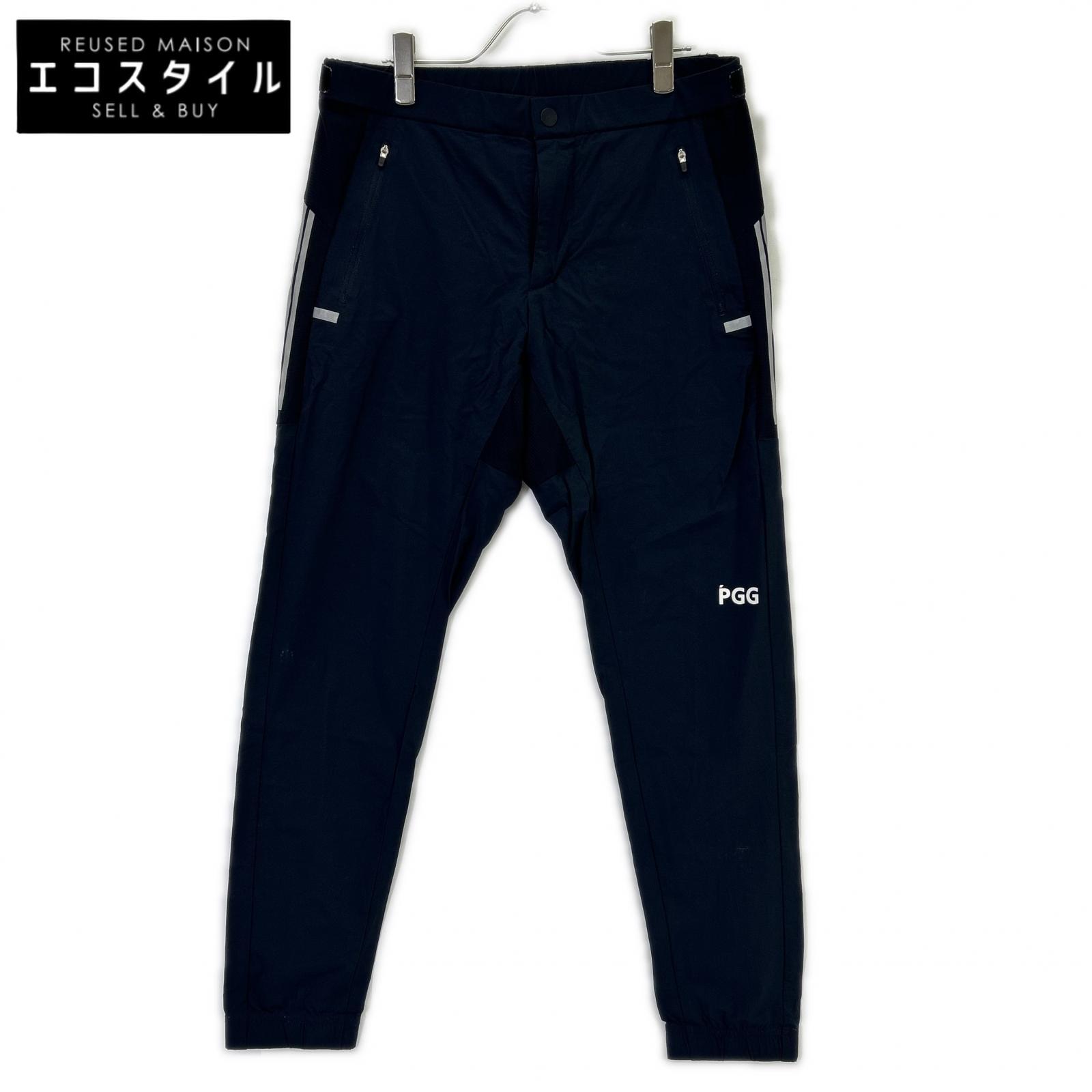 PEARLY GATES パーリーゲイツ ネイビー 268-1131401 サイド切替 ストレッチ ジョガーパンツ ボトムス 5 ネイビー メンズ 【中古】｜ブランドリユース エコスタイル
