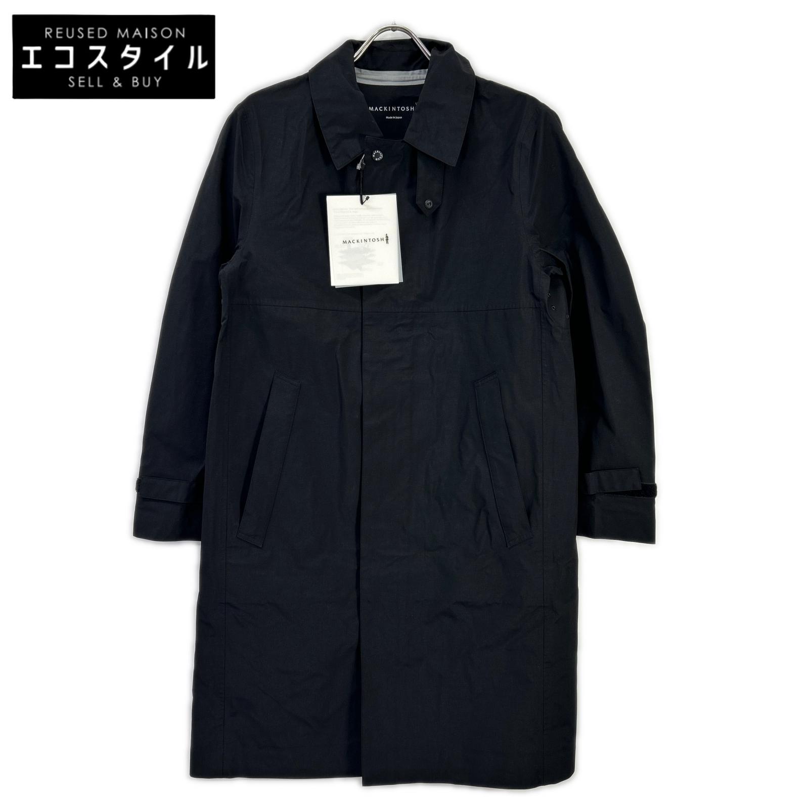 MACKINTOSH マッキントッシュ GMH-001 ブラック 高密度ナイロン eVENT ステンカラーコート コート 34 ブラック メンズ 【中古】|ブランドリユース エコスタイル