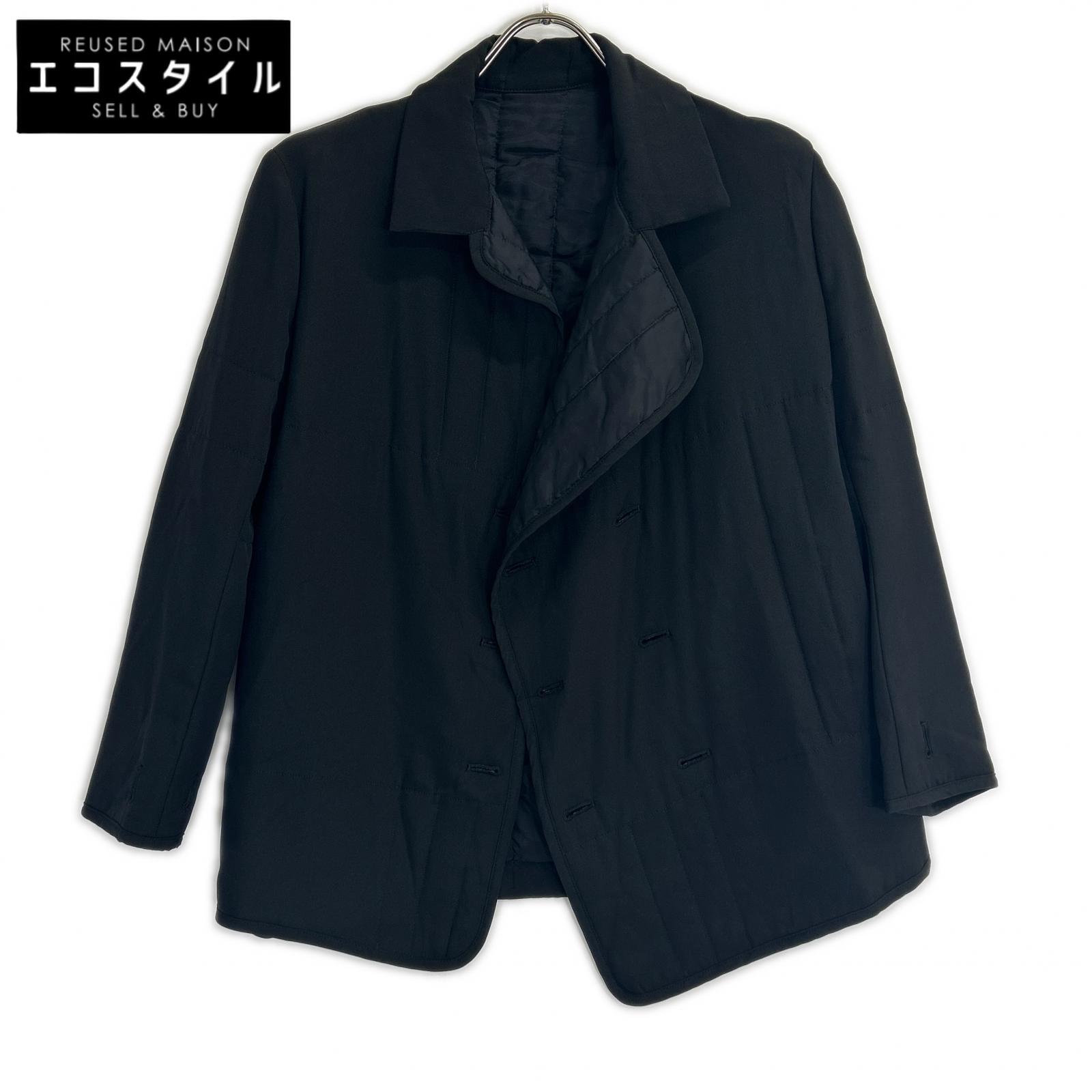 yohjiyamamoto ヨウジヤマモト FU-J02-417 ブラック シルクライナージャケット ジャケット 1 ブラック レディース 【中古】｜ブランドリユース エコスタイル 45,804円
