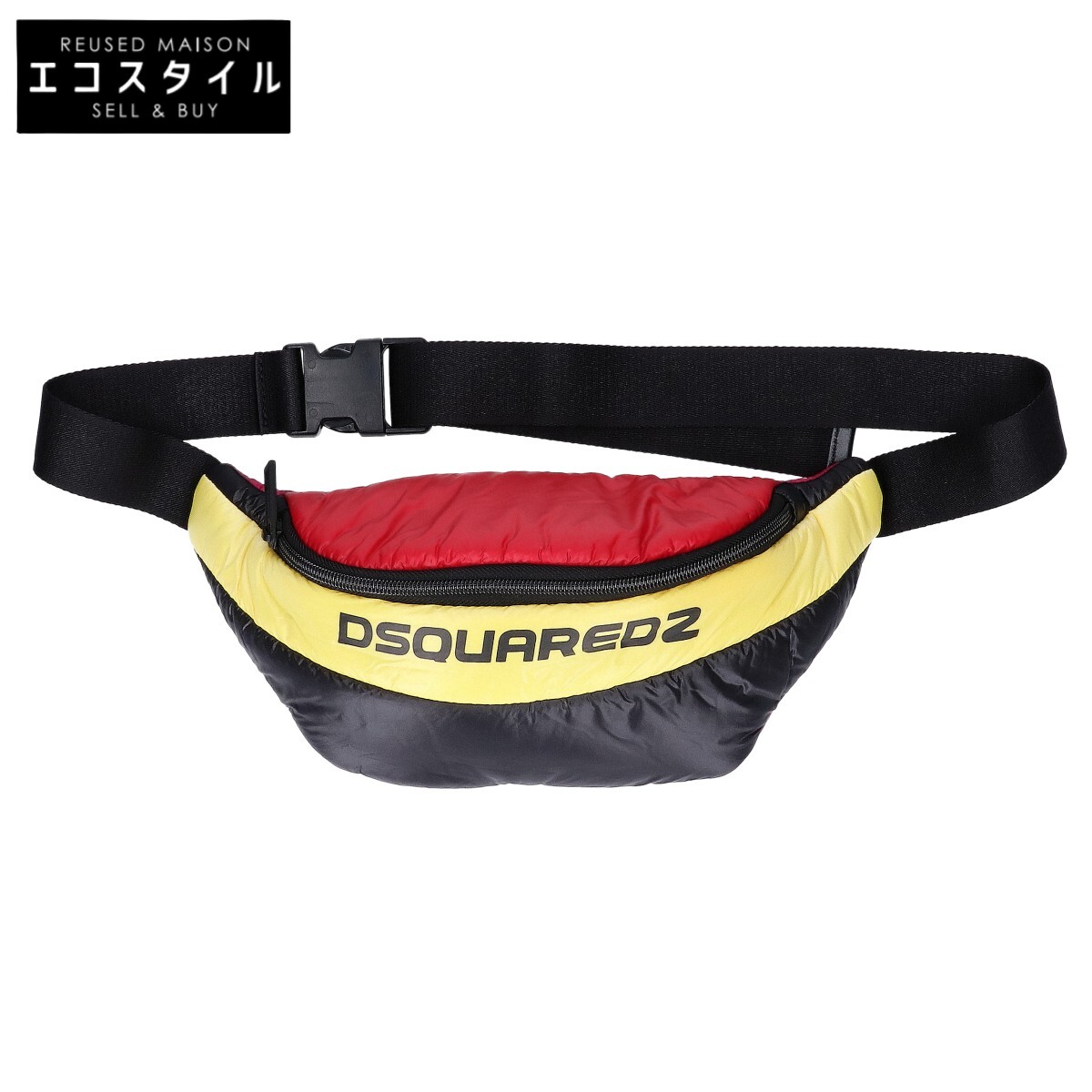 DSQUARED2 ディースクエアード 【新品同様】BBM005211705764M037 Puffy Belt Bag ナイロン ベルトバッグ ウエストバッグ マルチカラー メンズ 【中古】｜ブランドリユース エコスタイル