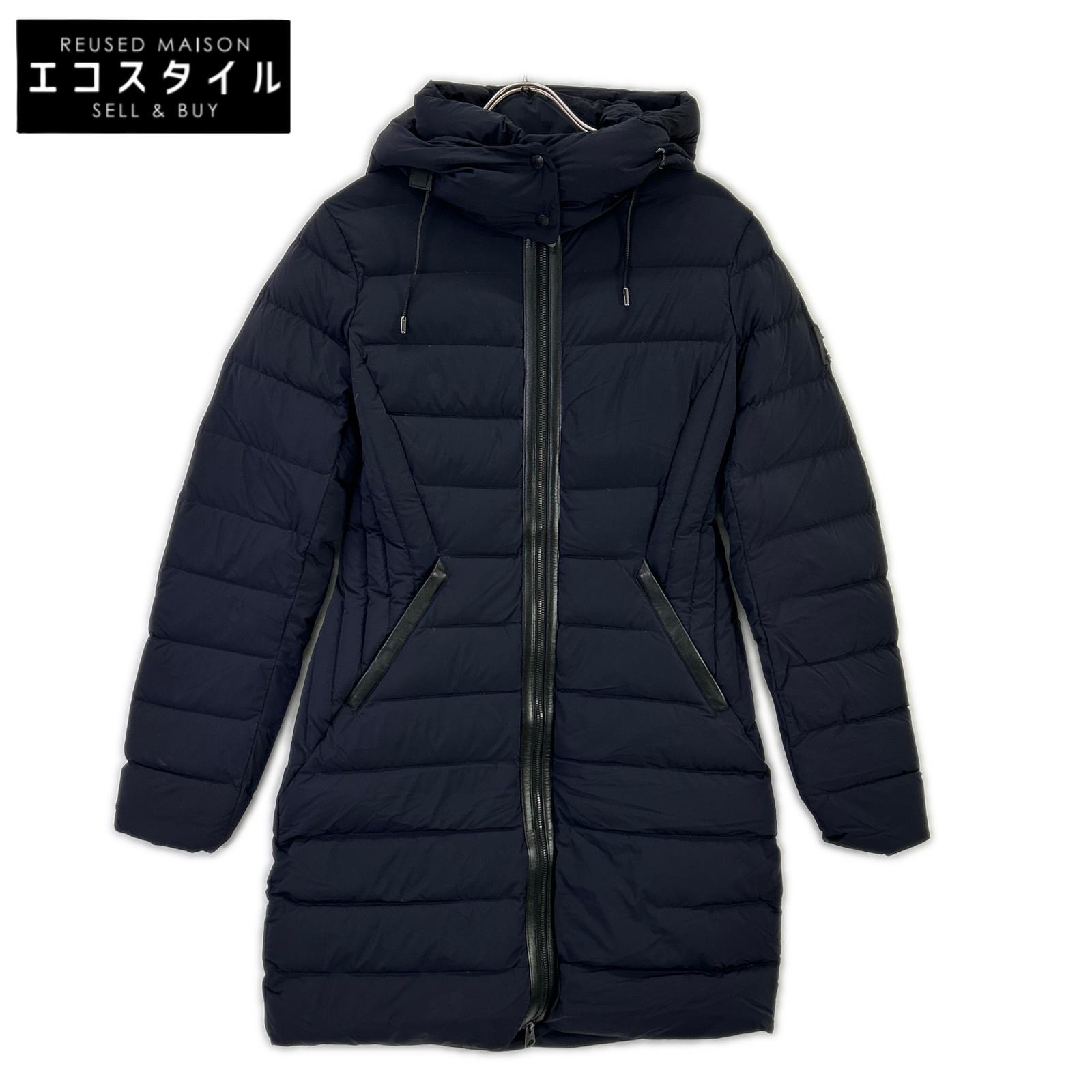 Mackage マッカージュ ネイビー FARREN ダウンコート ジャケット S ブラック レディース 【中古】|ブランドリユース エコスタイル