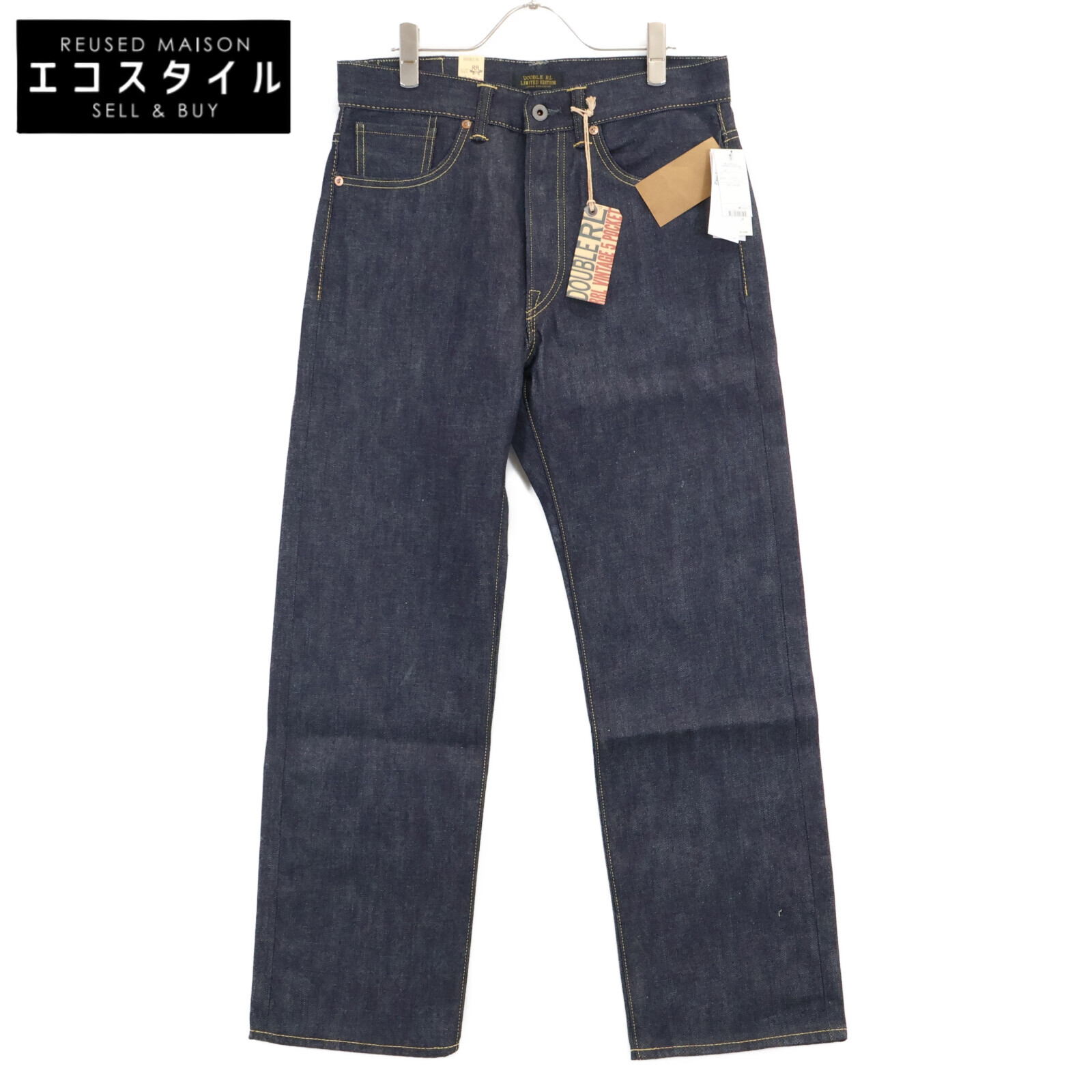 RRL ダブルアールエル 【新品同様/国内正規/26SS】JAPAN EXCLUSIVE LIMITED EDITION 782P11645001 R262 RRL 1944 VINTAGE 5POCKET JAPAN WOVEN ボタンフライ デニムパンツ ボトムス 30 インディゴ メンズ 【中古】|ブランドリユース エコスタイル
