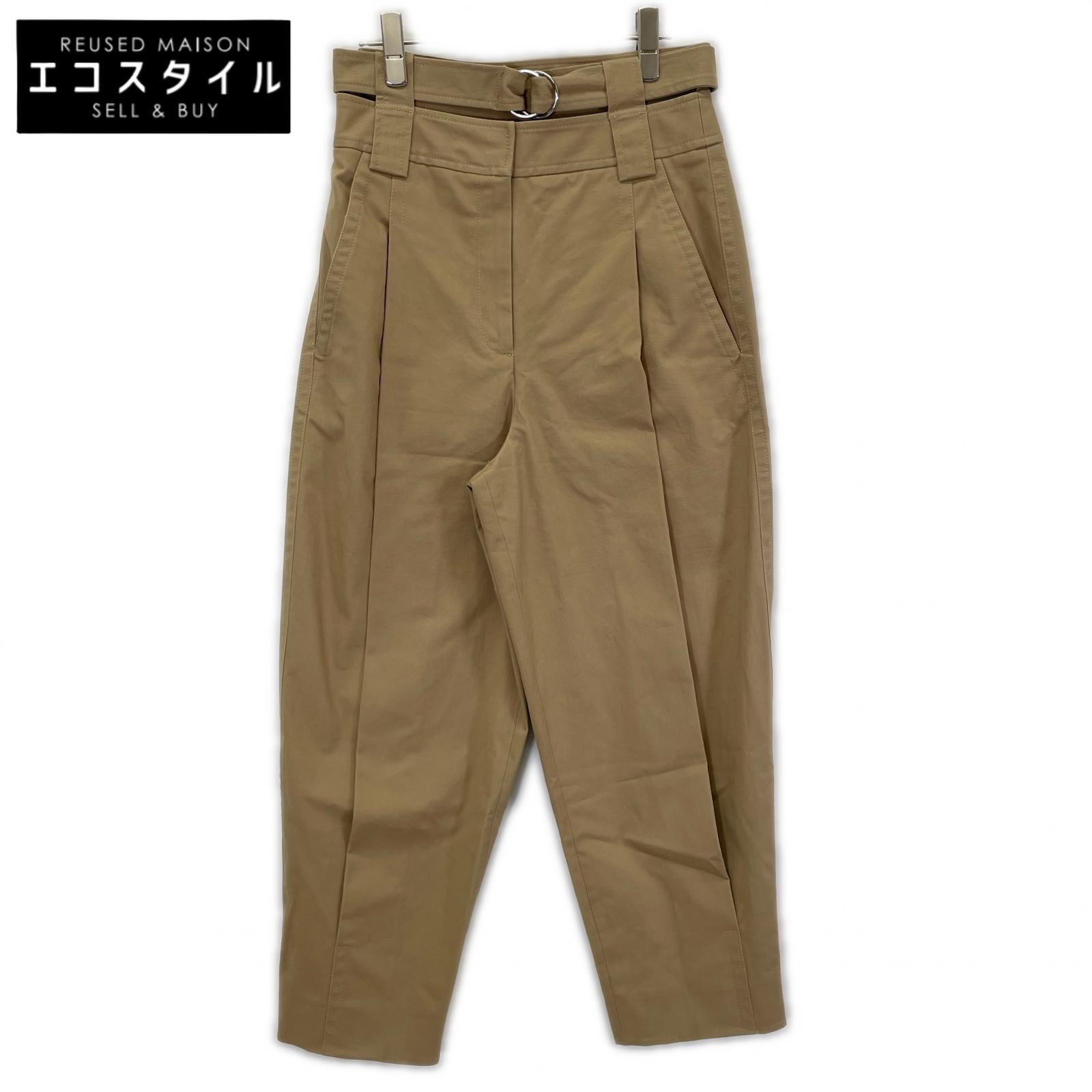 tibi ティビ 430-0230006 ベージュ ベルテッド パンツ ボトムス 2 ベージュ レディース 【中古】｜ブランドリユース エコスタイル