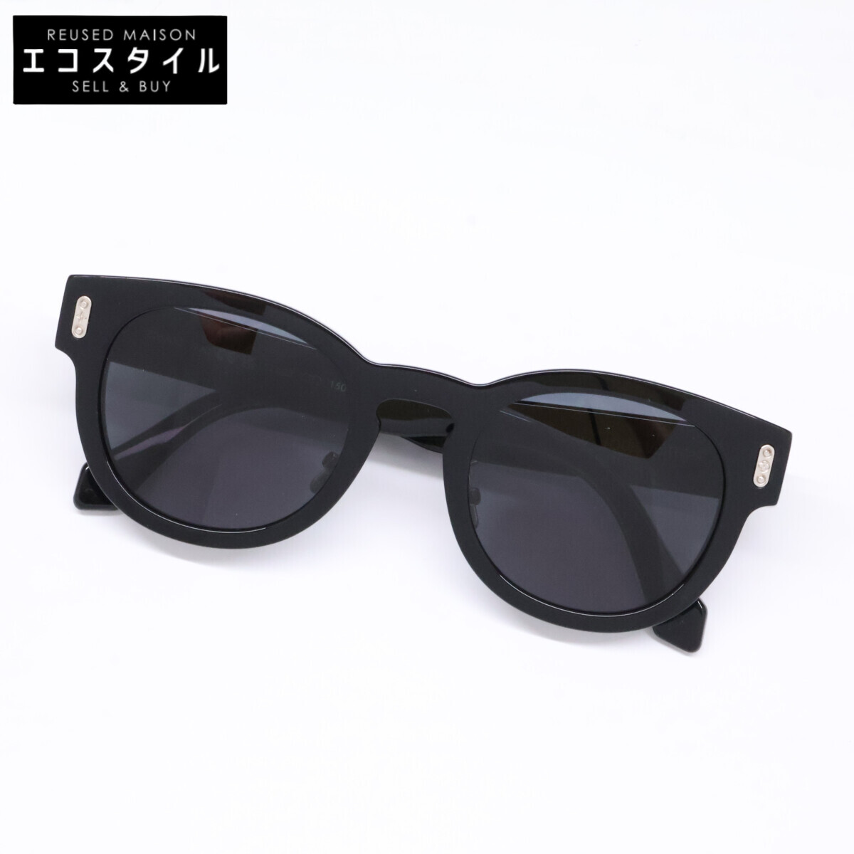 LOUIS VUITTON ルイヴィトン 25年製 Z2670U 93L LV コンフィデンス ラウンド サングラス 51□23 150 ブラック メンズ 【中古】｜ブランドリユース エコスタイル