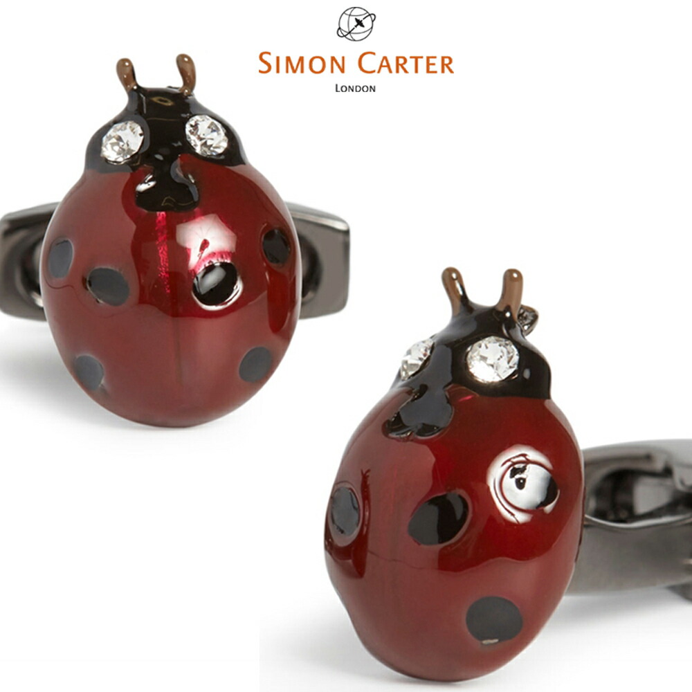 超人気の カフス ブランド サイモンカーター Simon Carter テントウムシ Simon Carter サイモン カーター ギフト プレゼント アクセサリー 超美品 Www Labclini Com