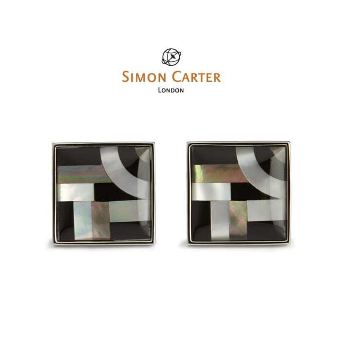カフス ブランド サイモンカーター Simon Carter / バウハウスライン / シェル / 貝 /アクセサリー】 12,702円