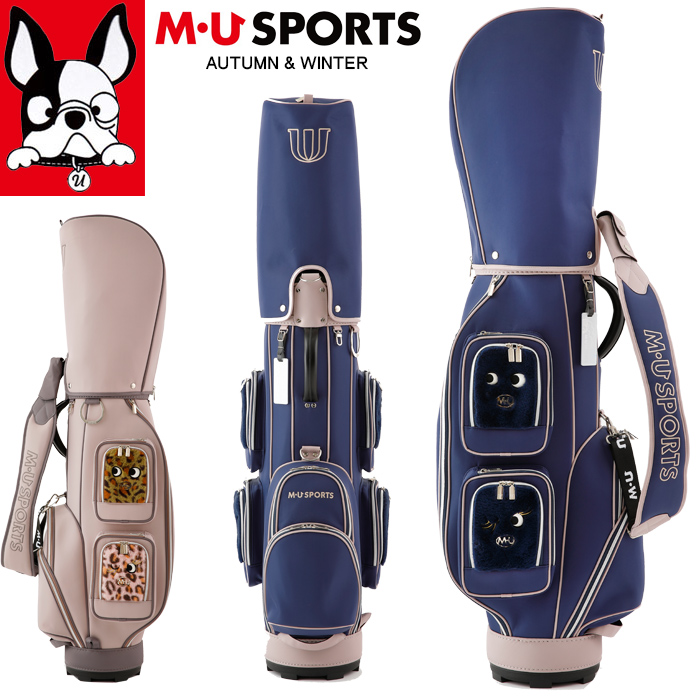 楽天市場】MU SPORTS MU スポーツ キャディバッグ ゴルフバッグ