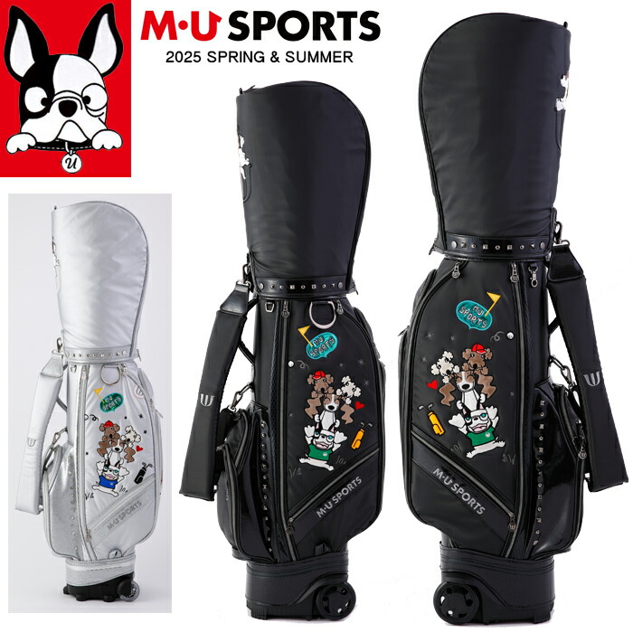 楽天市場】MU SPORTS MU スポーツ キャディバッグ ゴルフバッグ