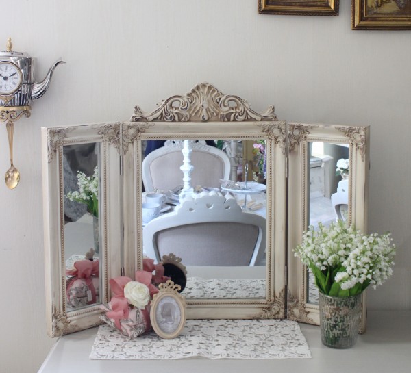 楽天市場】姿見ミラー スタンドミラー アンティーク調 大型 可愛い
