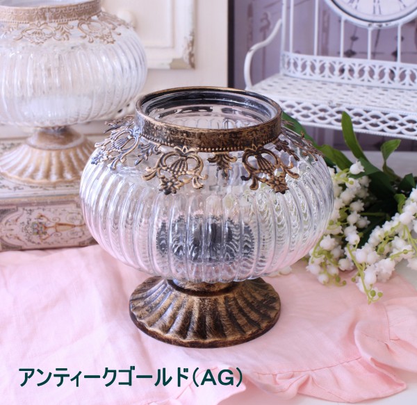 アンティーク ガラス製 アンフォラ 花瓶 フラワーベース 67cm