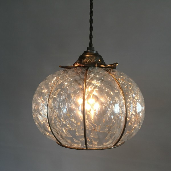 楽天市場】ペンダントライト ガラス イタリア製 ムラノガラス アンバー