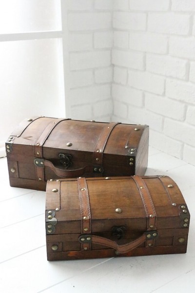 楽天市場】収納ボックス ラスティ アール トランク 2点セット 雑貨