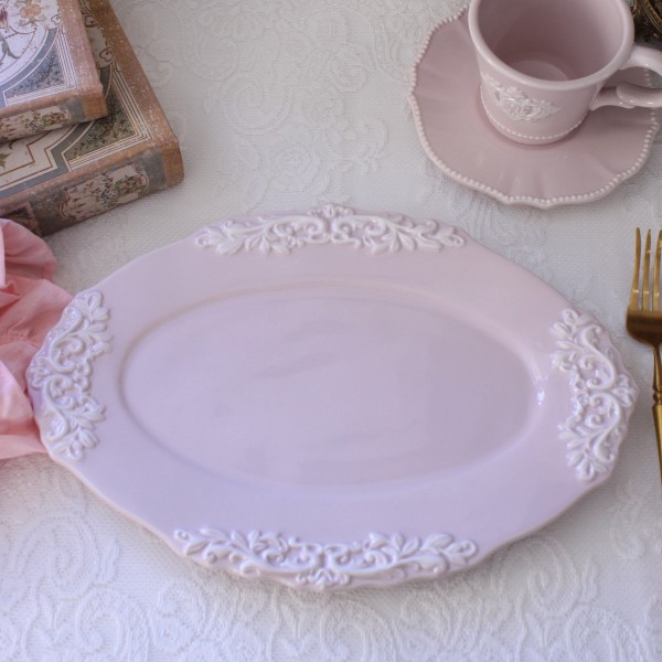 楽天市場】オーバルプレート 楕円皿 アンティーク風 洋食器 ミニョン