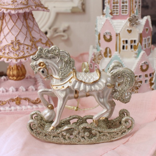 楽天市場】(SALE30%OFF) クリスマス オーナメント 馬 ホワイト ホース