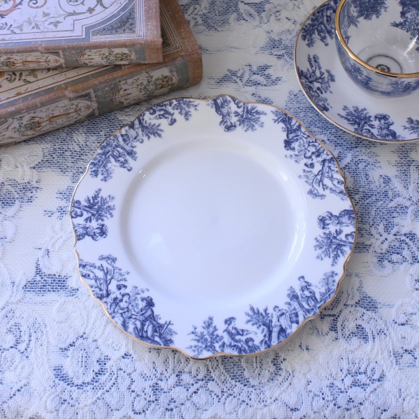 楽天市場】ケーキプレート トワルドジュイ ブルー 洋食器 ケーキ皿