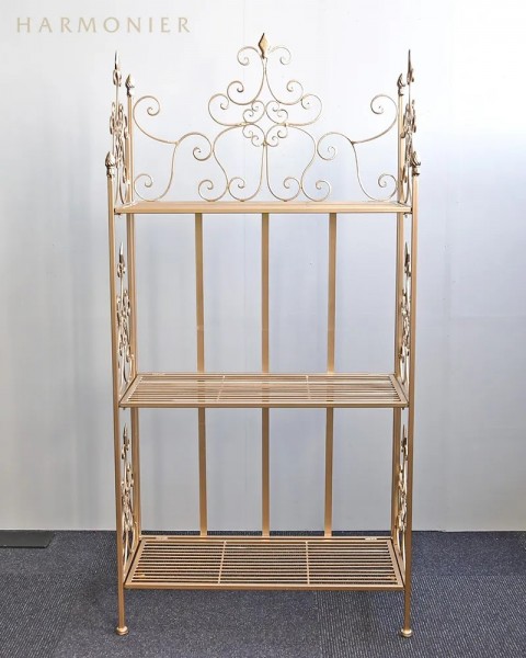 イマン、アイアン４段ラック、カントリー家具、フレンチカントリー家具 イマン、アイアン4段ラック、カントリー家具、フレンチカントリー家具