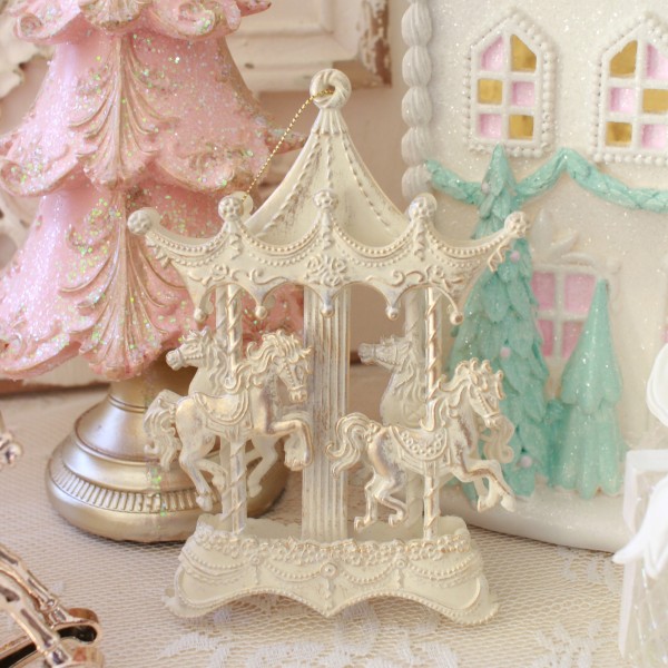 木馬　シャビーシック　メリーゴーランド オーナメント woburn-abbey-woburn-abbey-