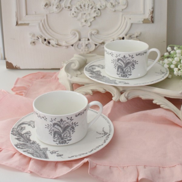 楽天市場】カップ＆ソーサー フランス ティーカップ ギフト 2点セット