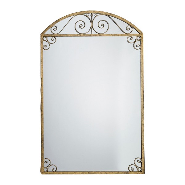 M♦フランス製 アンティーク ミラー 鏡 ラウンドミラー 壁掛け 楽天市場】アーチミラー 壁掛けミラー ゴールド マチルドエム フランス