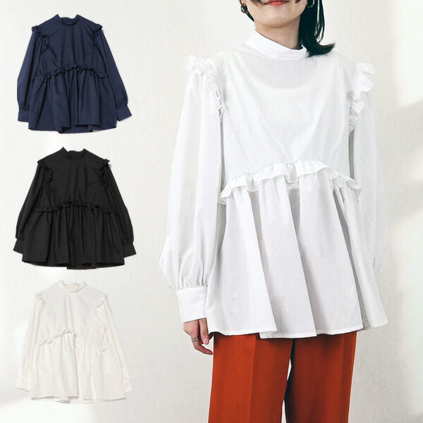 bibiy. Fiore Puff Tops ペプラム ブラウス 白 Fサイズ bibiy. Fiore Puff Tops ペプラム ブラウス 白 Fサイズ - メルカリ