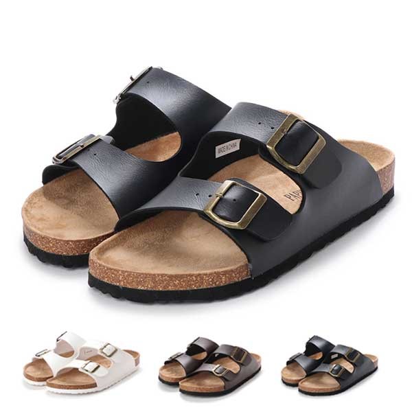 楽天市場 サンダル コンフォートサンダル ダブルベルト フラット 合皮 コルク シンプル シューズ 靴 メンズ メンズファッション Styleblockmen
