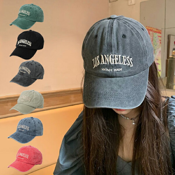 CA4LA 刺繍デザインのダークグリーンベレー帽 濁し
