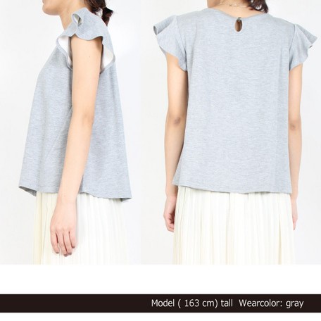 カットソー Tシャツ フリル 半袖 レディース 夏|メンズファッション StyleBlockMEN カットソー Tシャツ フリル 半袖 レディース 夏|メンズファッション StyleBlockMEN