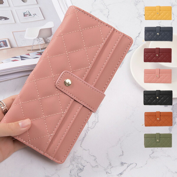 楽天市場】長財布 財布 キルティングステッチ キルティング ステッチ