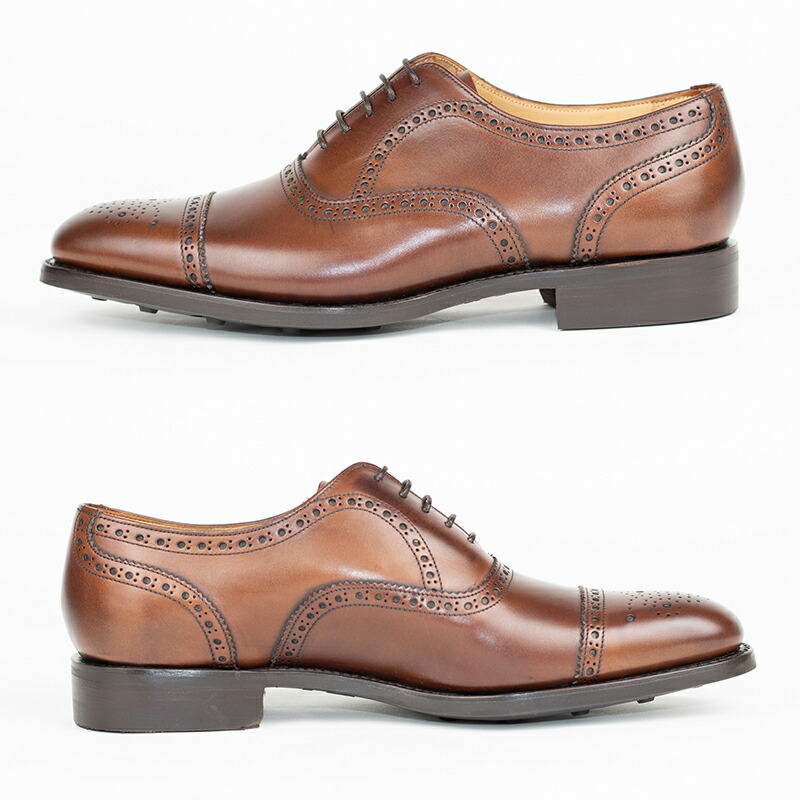 楽天市場 Barker バーカー 英国製 ラスト 386 Mirfield ビジネス 紳士 本革 皮靴 靴 大きい 小さい 送料無料 交換無料 内羽根 防水 ダイナイトソール グッドイヤー 正規 雪 雨 滑らないウォールナットレースアップ セミブローグ メンズ ストレートチップ Style Edition