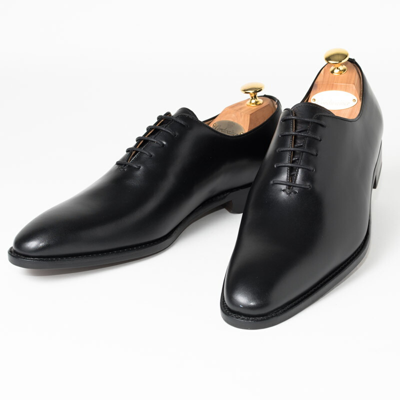 楽天市場 Cordwainer コードウェイナー Bond ビジネスシューズ ビジネス 紳士 小さいサイズ 大きいサイズ 本革 皮靴 靴 通気性 送料無料 交換無料 ホールカット グッドイヤーウェルト ブラック 黒 スペイン製 ブラックボックスカーフ レザーソール メンズ ホール