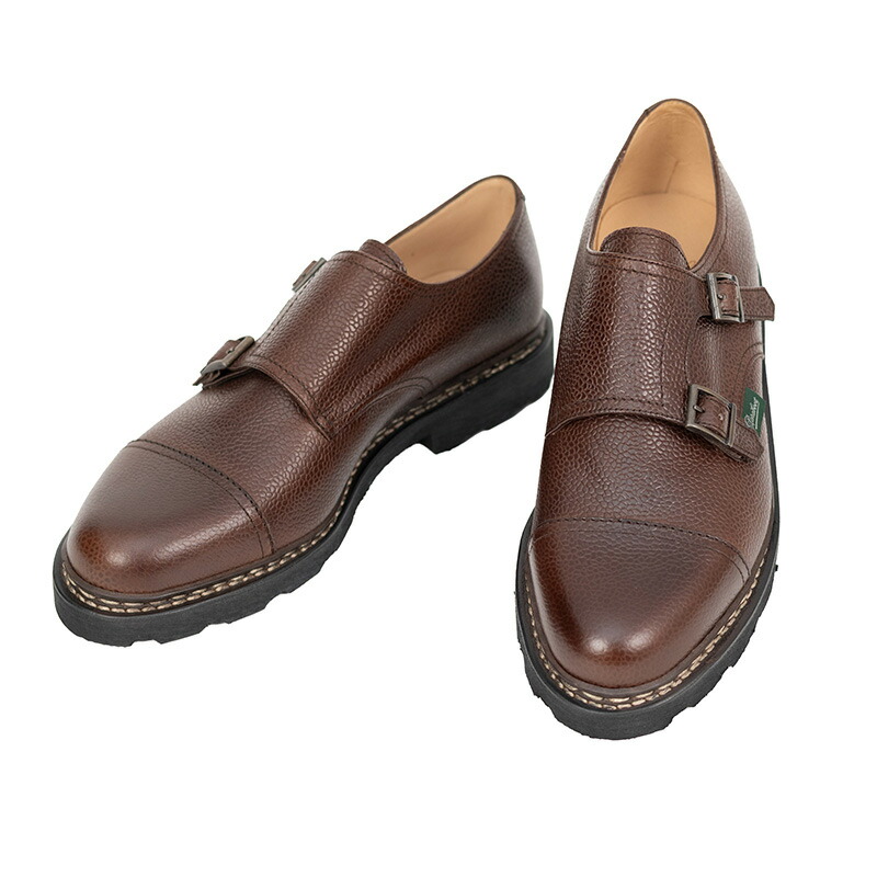 楽天市場】パラブーツ ダブルモンク ウィリアム グレインレザー