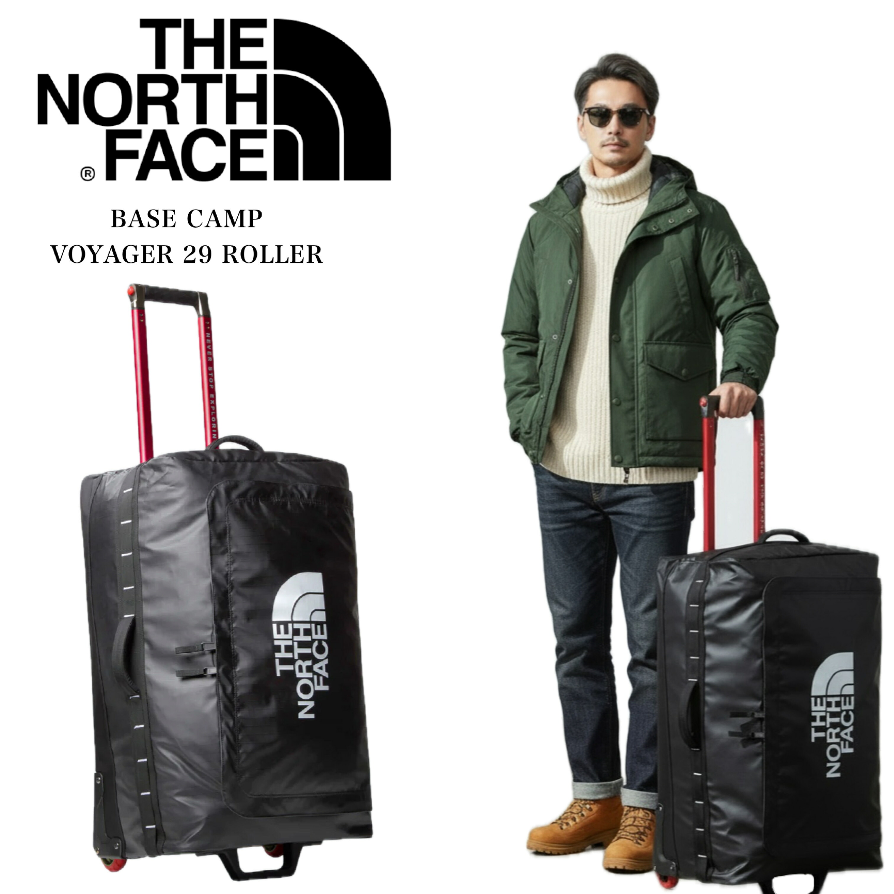 楽天市場】ノースフェイス キャリーバッグ THE NORTH FACE トラベル 
