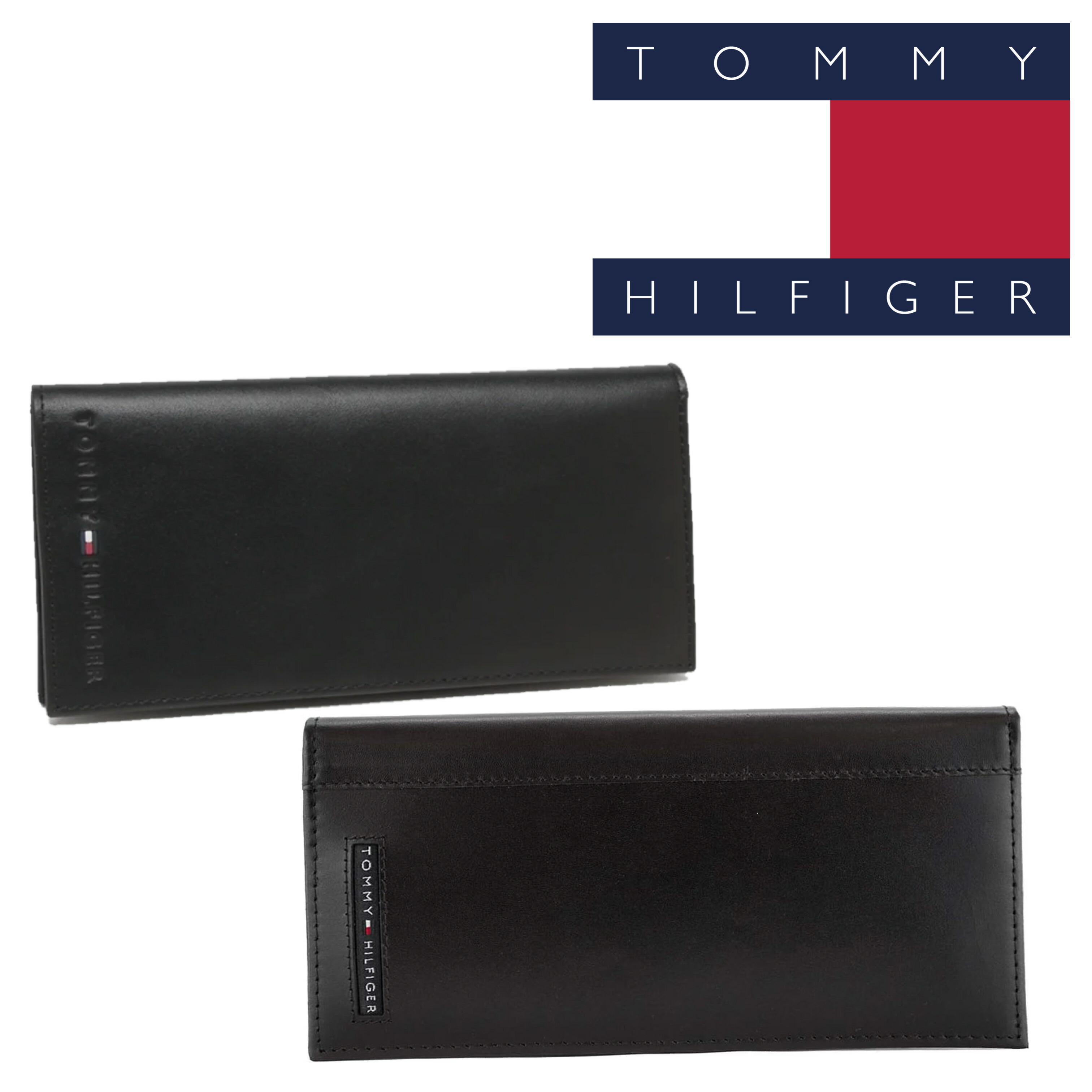【即発送】  長財布 ウォレット 31TL19X006/019 TOMMY HILFIGER トミーヒルフィガー 長財布 31TL19X006 (5)BLK