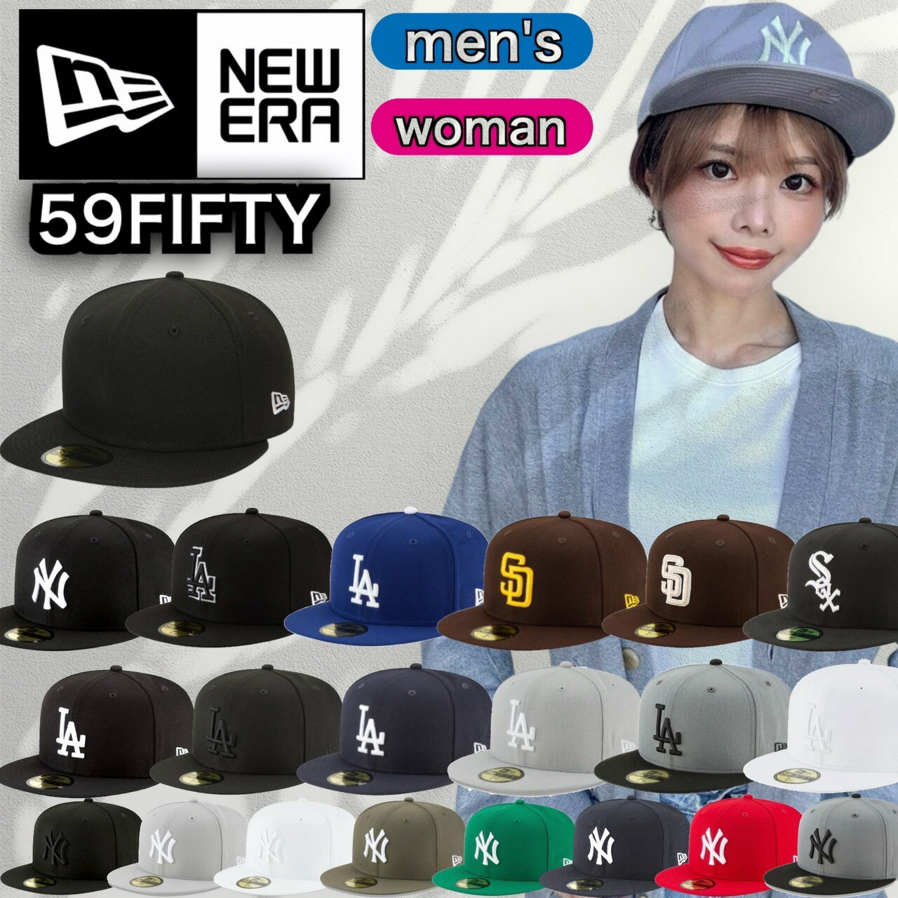 楽天市場】ニューエラ Newera 帽子 59FIFTY キャップ ヤンキース LA