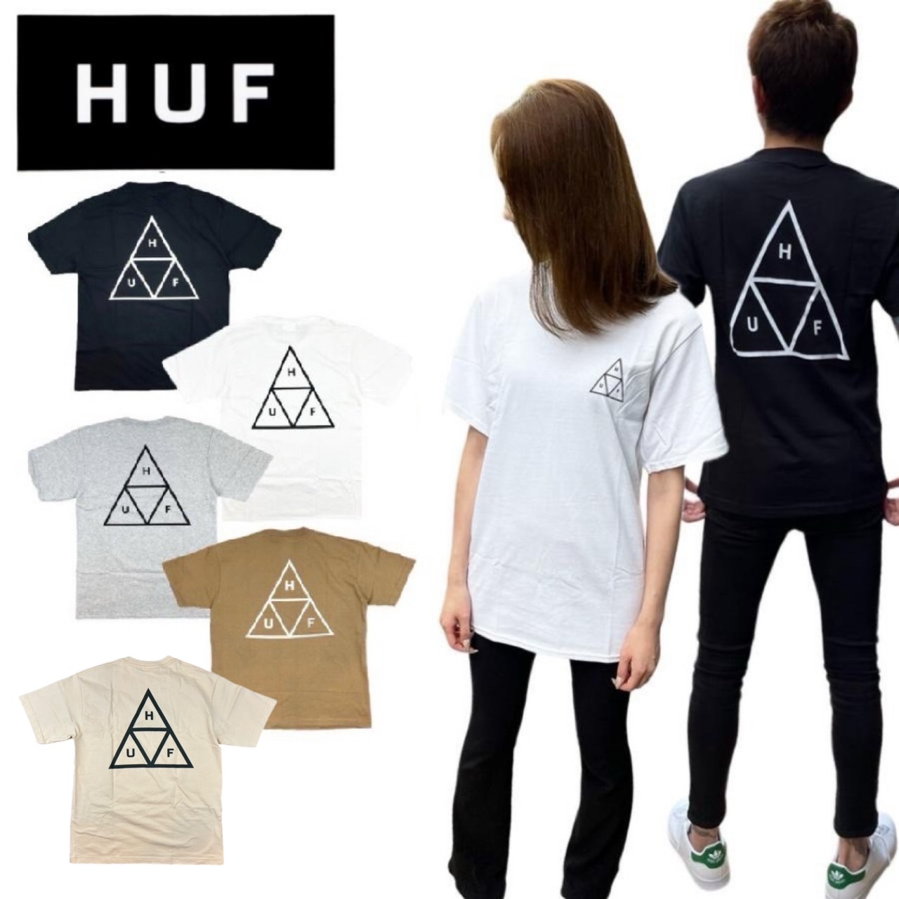 ★国内在庫/即発可*HUF*PRISMトライアングル袖ロゴ長袖Tシャツ★ 楽天市場】ハフ HUF 長袖 Tシャツ TS01935 トライアングル 三角
