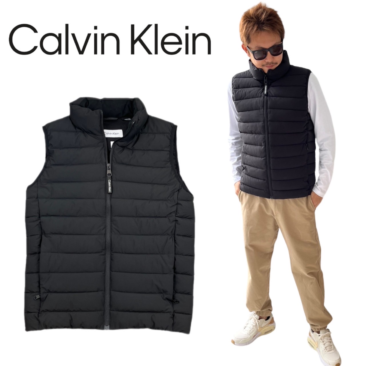 [新作]   カルバンクライン ダウンベスト 新作 楽天市場】Calvin Klein カルバンクライン ダウンベスト