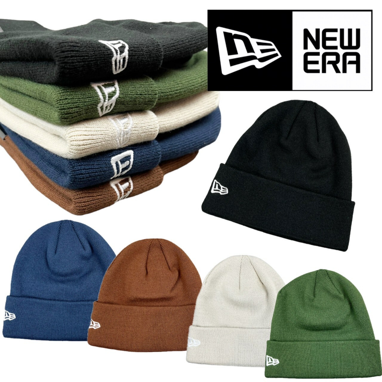 楽天市場】ニューエラ Newera ニット帽子 ビーニー ニット