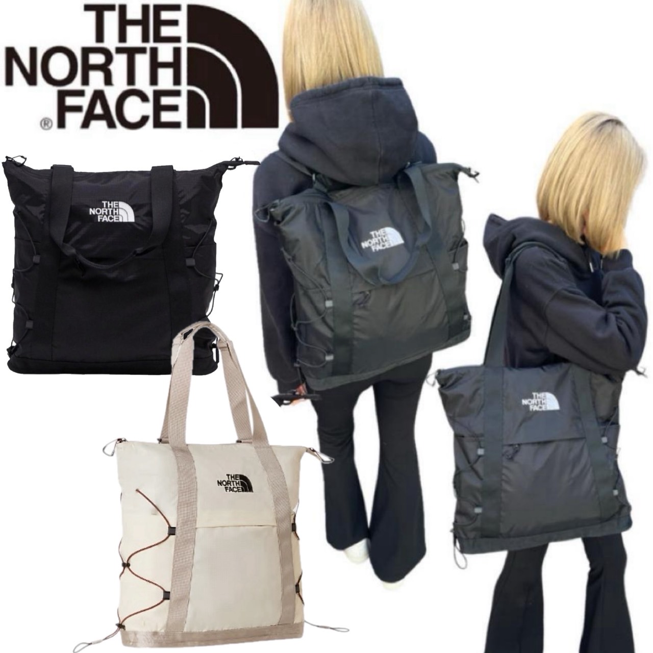 ザ 北の方人間の顔 The North Face かばん 背嚢 ショルダーバッグ トート NF0A52SV 黒いこと レディース メンズ THE NORTH FACE BOREALIS TOTE